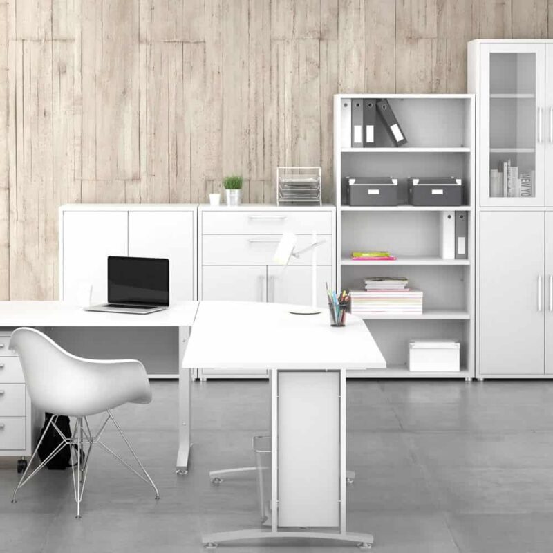 Furniture To Go Prima Bookcase 4 Shelves White
