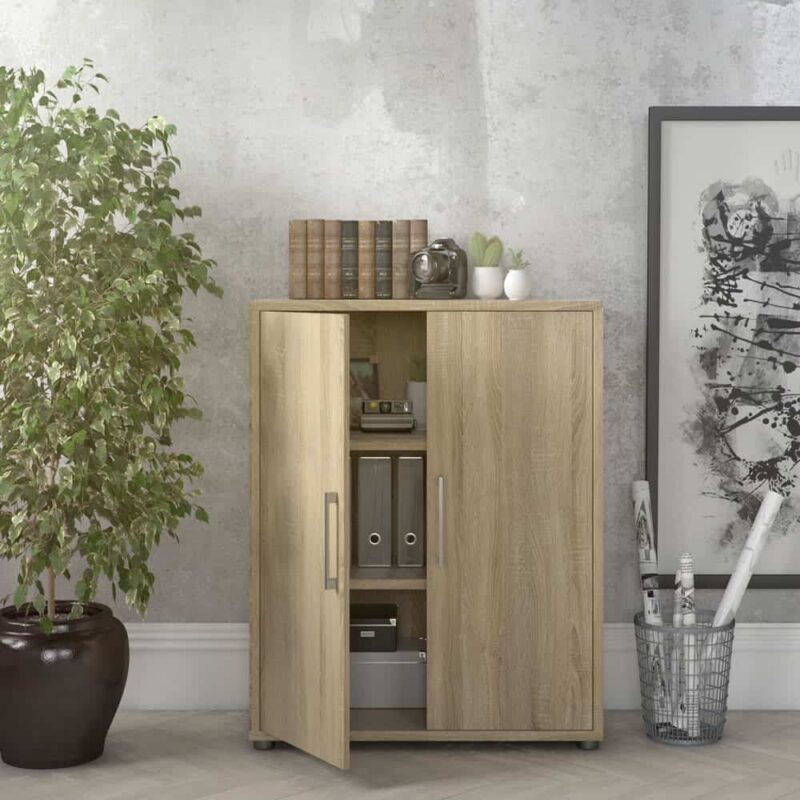 Furniture To Go Prima Cupboard 2 Shelves 2 Doors Oak