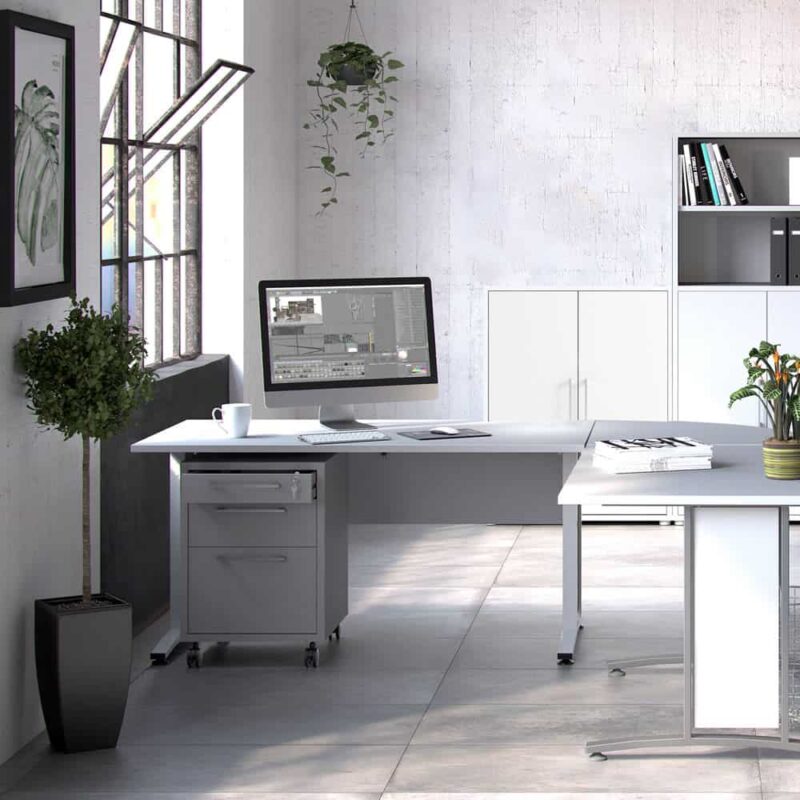 Furniture To Go Prima Cupboard 2 Shelves 2 Doors White
