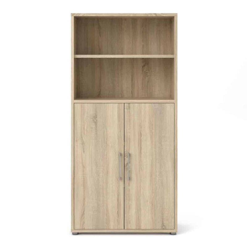 Furniture To Go Prima Cupboard 4 Shelves 2 Doors Oak