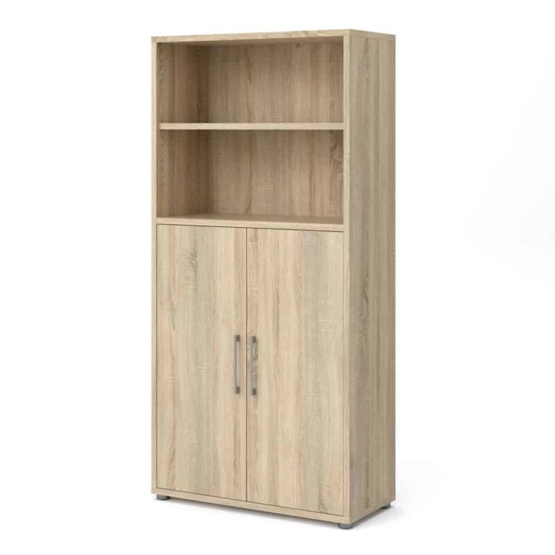 Furniture To Go Prima Cupboard 4 Shelves 2 Doors Oak