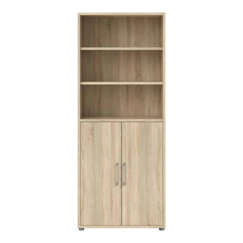 Furniture To Go Prima Cupboard 5 Shelves 2 Doors Oak