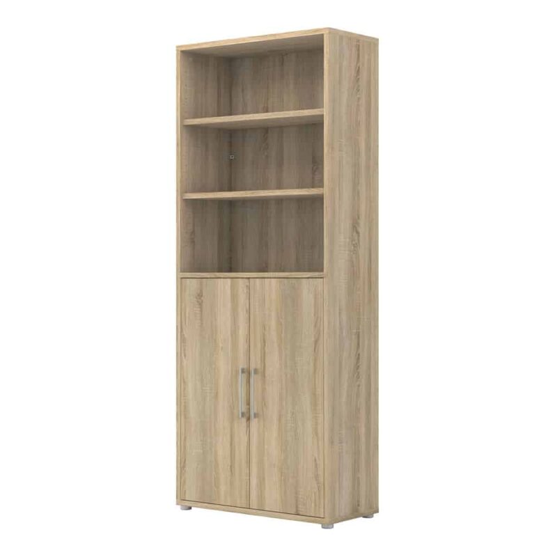 Furniture To Go Prima Cupboard 5 Shelves 2 Doors Oak