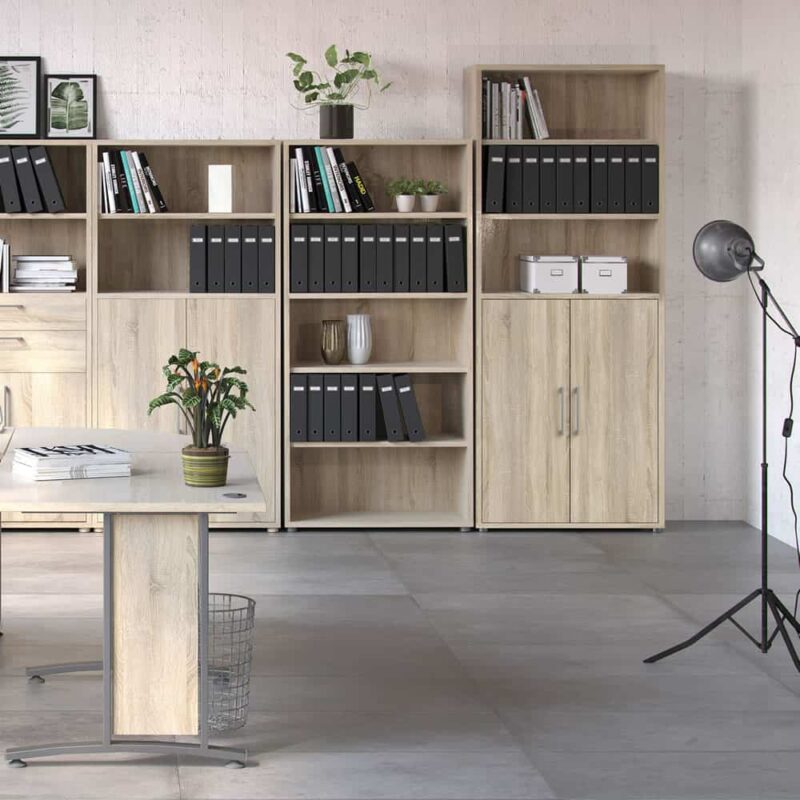 Furniture To Go Prima Cupboard 5 Shelves 2 Doors Oak