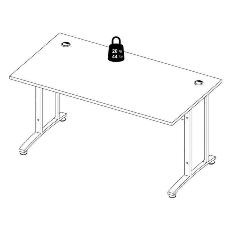 Furniture To Go Prima Desk 150cm White