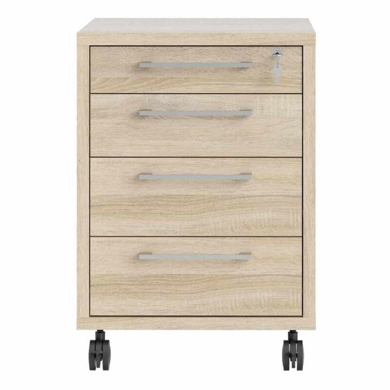 Furniture To Go Prima Mobile Cabinet Oak