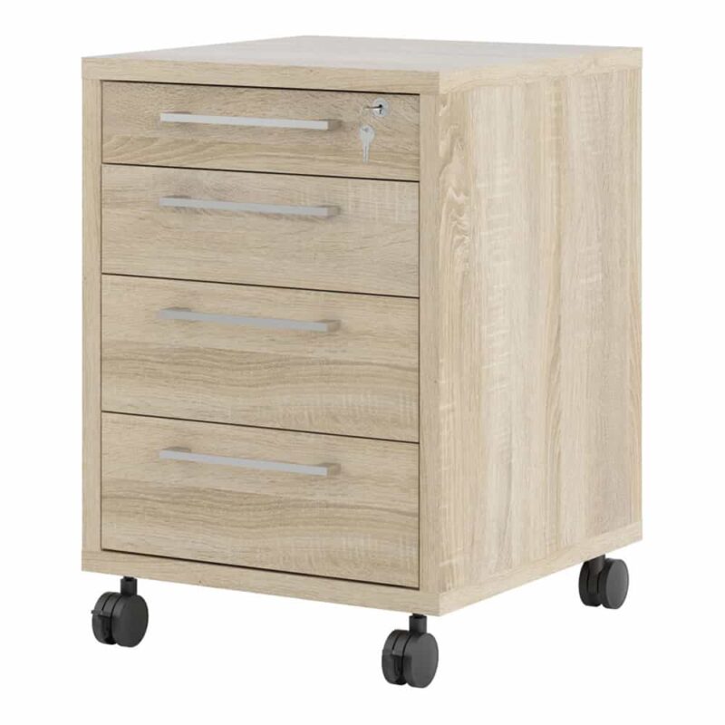 Furniture To Go Prima Mobile Cabinet Oak