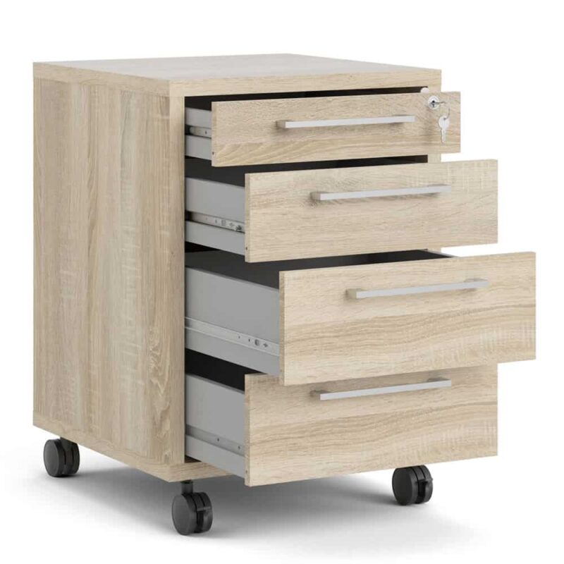 Furniture To Go Prima Mobile Cabinet Oak