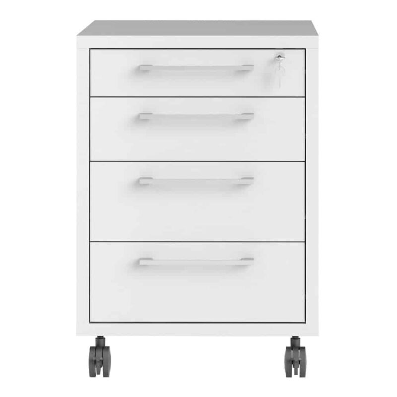 Furniture To Go Prima Mobile Cabinet White