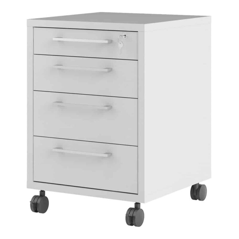 Furniture To Go Prima Mobile Cabinet White
