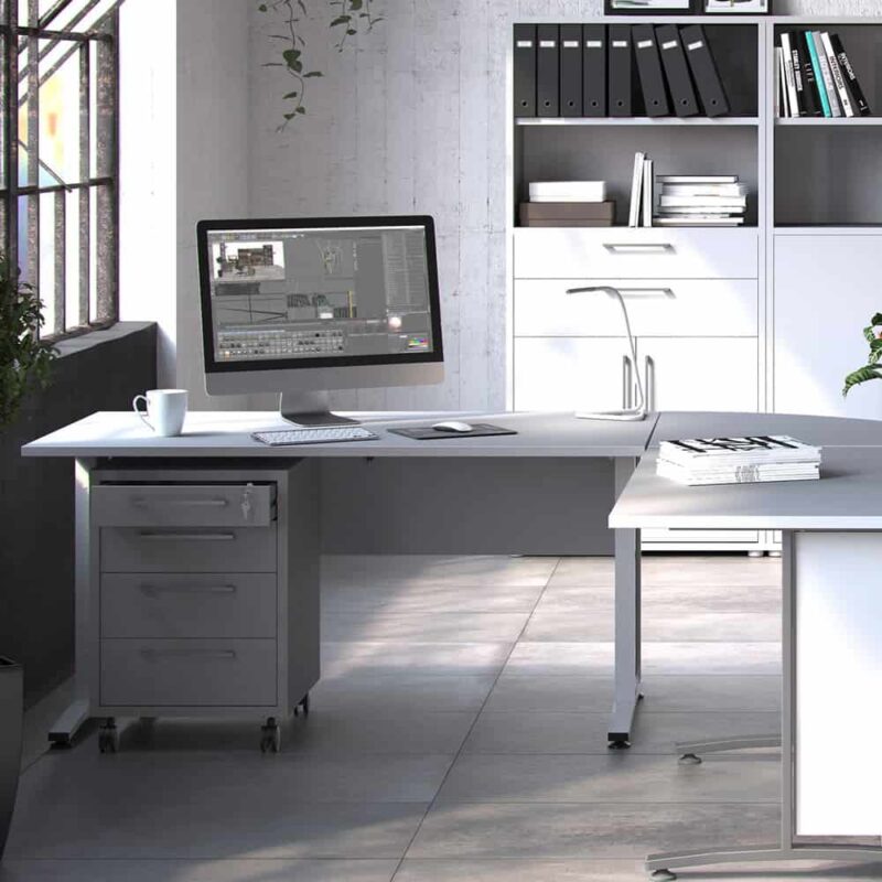 Furniture To Go Prima Mobile Cabinet White
