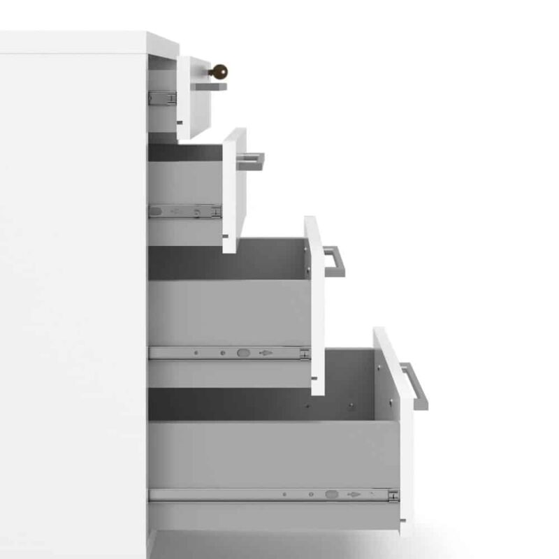 Furniture To Go Prima Mobile Cabinet White