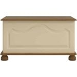Furniture To Go Richmond Ottoman Blanket Box Cream Pine