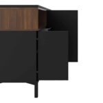 Furniture To Go Roomers Sideboard 3 Drawers 3 Doors Black Walnut