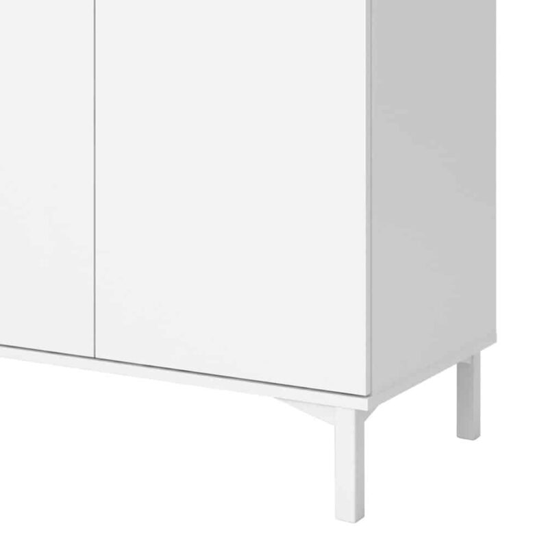 Furniture To Go Roomers Sideboard 3 Drawers 3 Doors White Oak