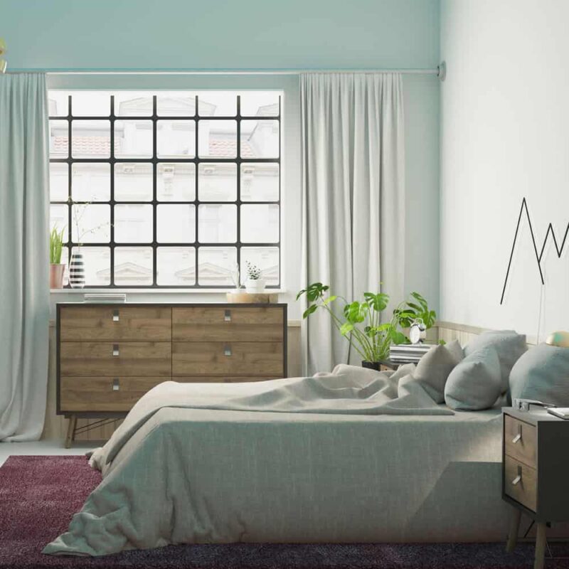 Furniture To Go Ry Double Chest Of 6 Drawers Matt Black Walnut