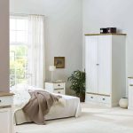 Furniture To Go Sandringham 2 Door 1 Drawer Wardrobe White Pine