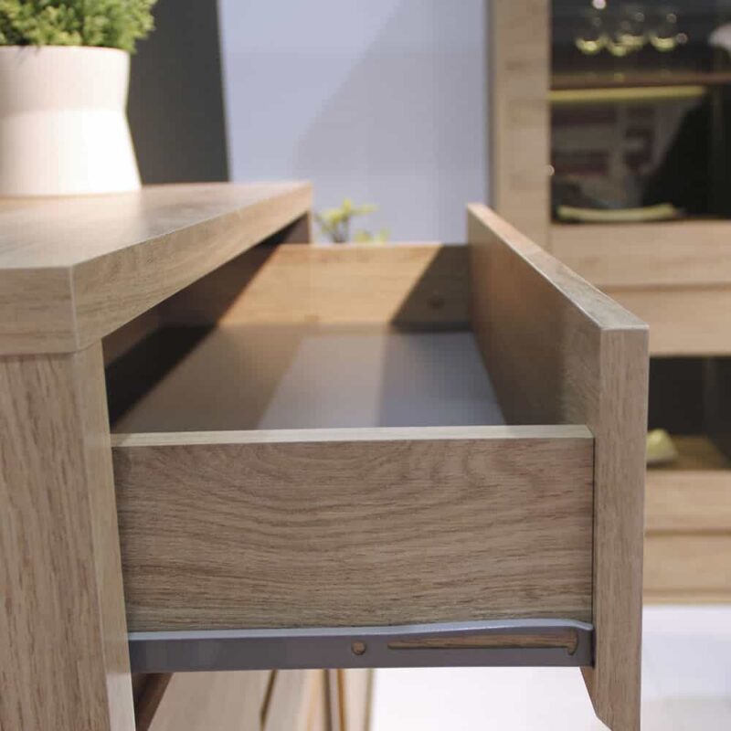 Furniture To Go Shetland 1 Door 5 Drawer Cupboard Oak