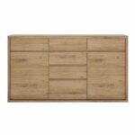 Furniture To Go Shetland 2 Door 6 Drawer Sideboard Oak