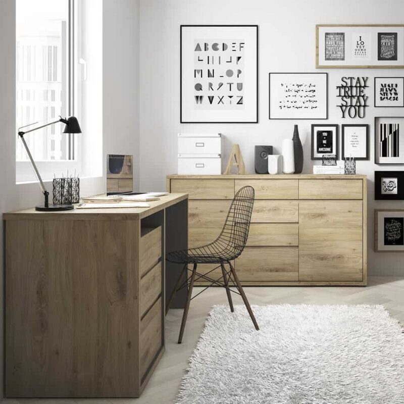 Furniture To Go Shetland Desk Oak