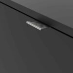 Furniture To Go Shoe Cabinet 4 Tilting Doors 2 Layers Matt Black