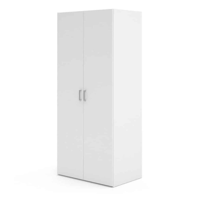 Furniture To Go Space 2 Door Wardrobe White