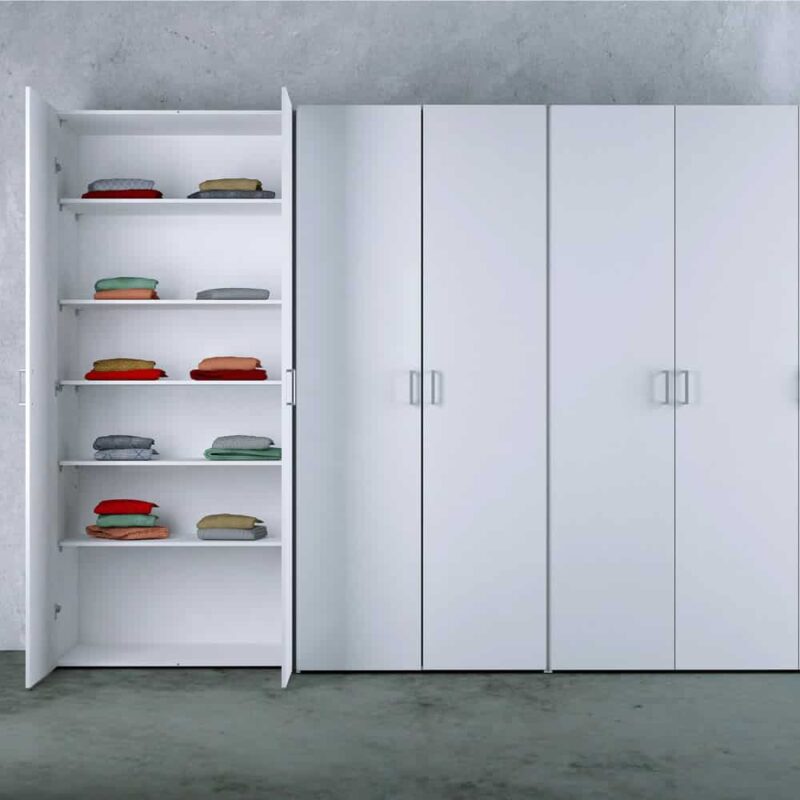 Furniture To Go Space 2 Door Wardrobe White