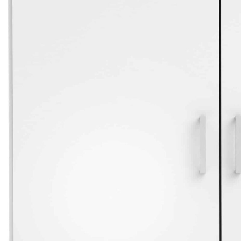 Furniture To Go Space 2 Door Wardrobe White