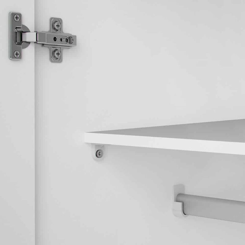 Furniture To Go Space 2 Door Wardrobe White