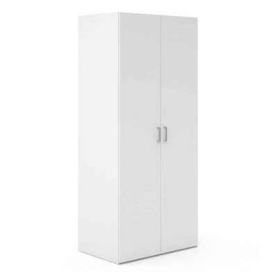 Furniture To Go Space 2 Door Wardrobe White