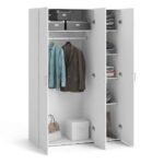 Furniture To Go Space 3 Door Wardrobe White