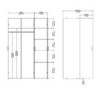 Furniture To Go Space 3 Door Wardrobe White