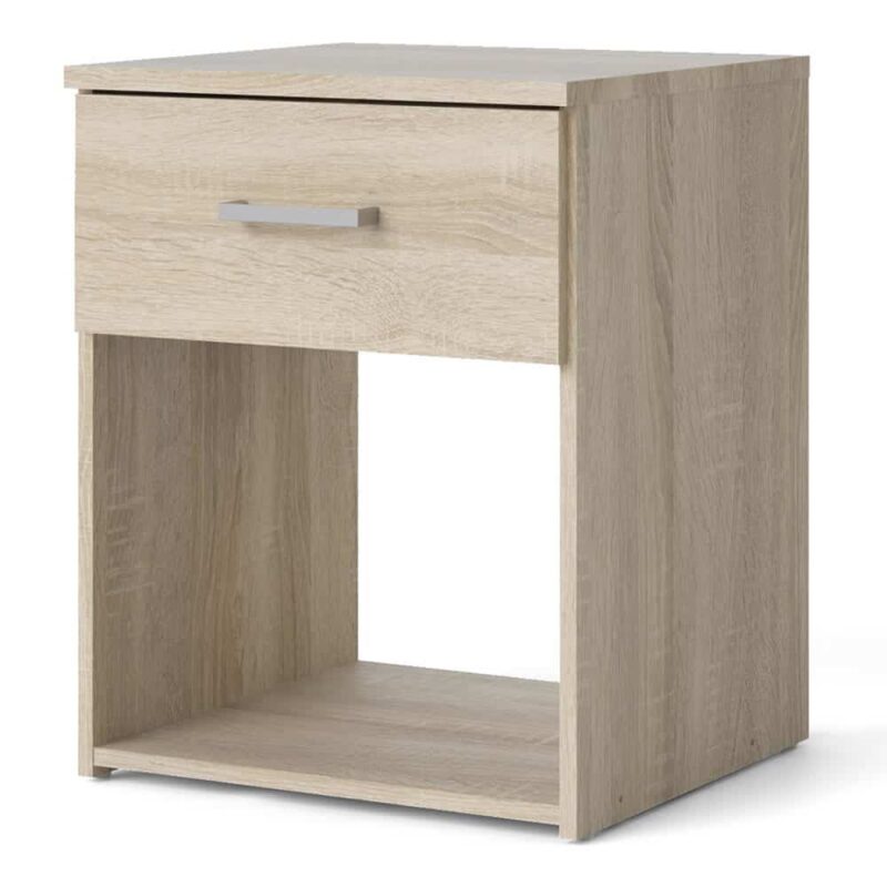 Furniture To Go Space Bedside Table 1 Drawer Oak