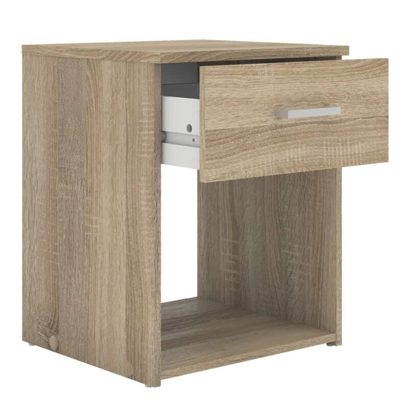 Furniture To Go Space Bedside Table 1 Drawer Oak