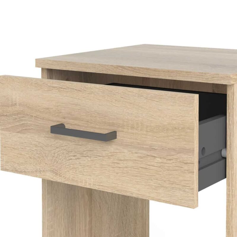 Furniture To Go Space Bedside Table 1 Drawer Oak