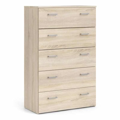 Furniture To Go Space Chest Of 5 Drawers Oak