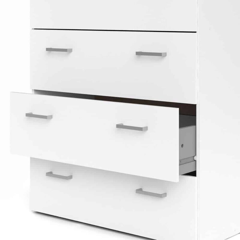 Furniture To Go Space Chest Of 5 Drawers White