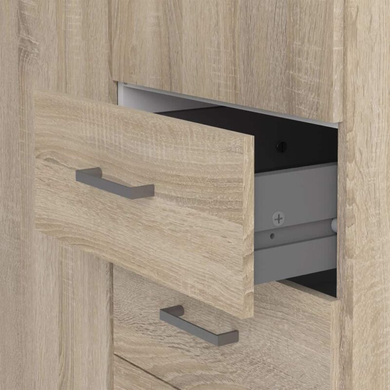 Furniture To Go Space Tall 2 Door Wardrobe 3 Drawers Oak