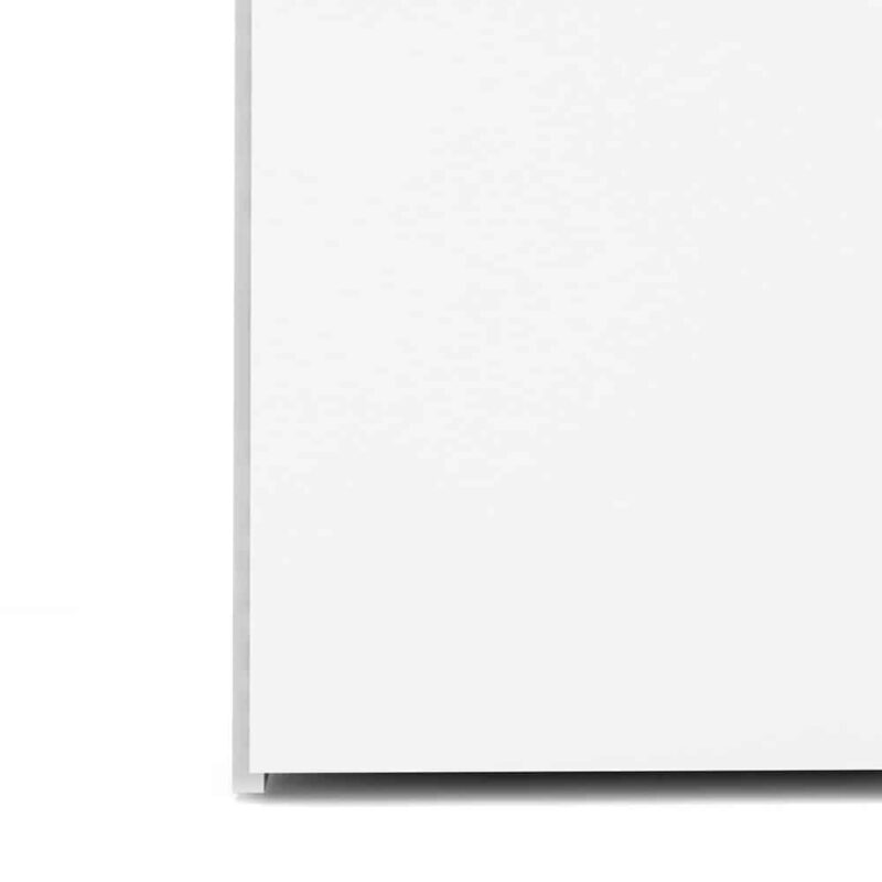 Furniture To Go Space Tall 3 Door Wardrobe 3 Drawers White