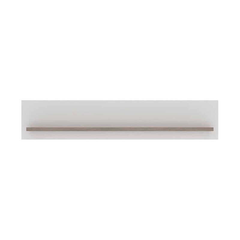 Furniture To Go Toronto 125cm Wall Shelf White High Gloss