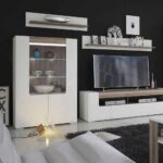 Furniture To Go Toronto 125cm Wall Shelf White High Gloss
