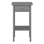 Furniture To Go Tromso 1 Drawer Nightstand Grey