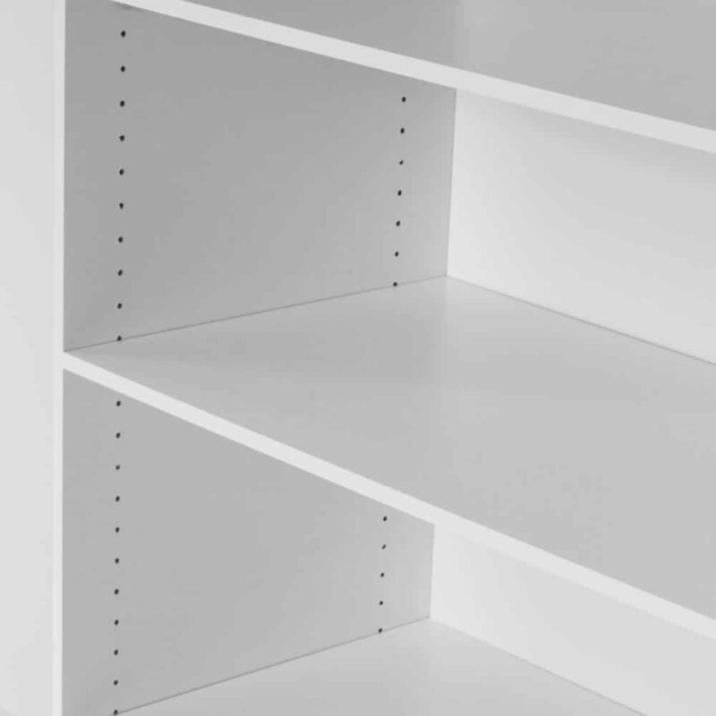 Furniture To Go Verona Sliding Wardrobe 180cm White Oak Door 5 Shelves