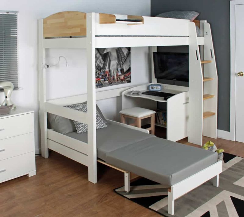 Kids Avenue Urban Birch High Sleeper Bed 1