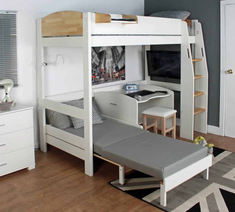Kids Avenue Urban Birch High Sleeper Bed 1