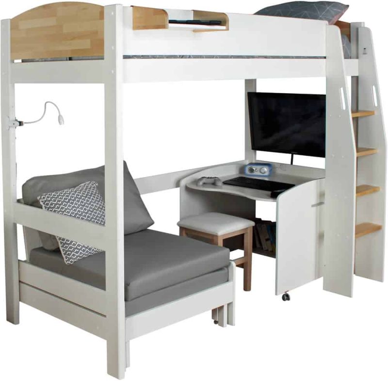 Kids Avenue Urban Birch High Sleeper Bed 1