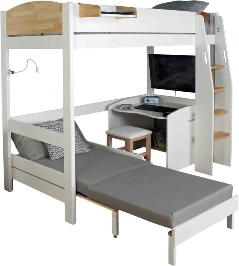 Kids Avenue Urban Birch High Sleeper Bed 1