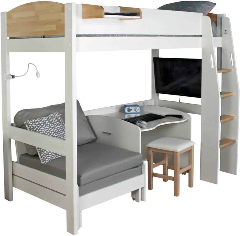 Kids Avenue Urban Birch High Sleeper Bed 1
