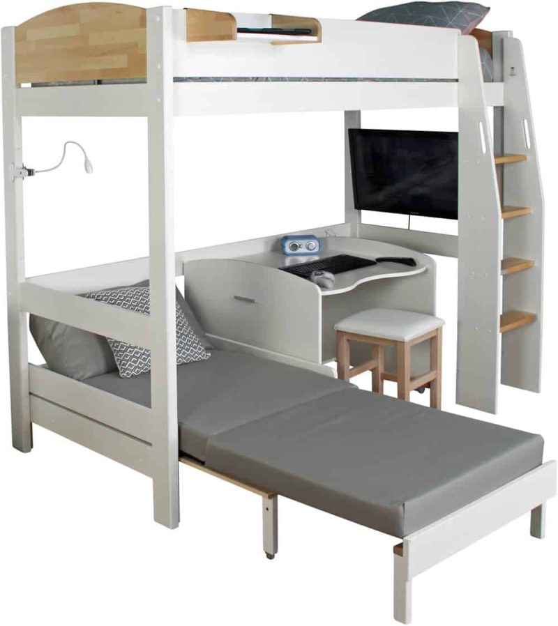 Kids Avenue Urban Birch High Sleeper Bed 1