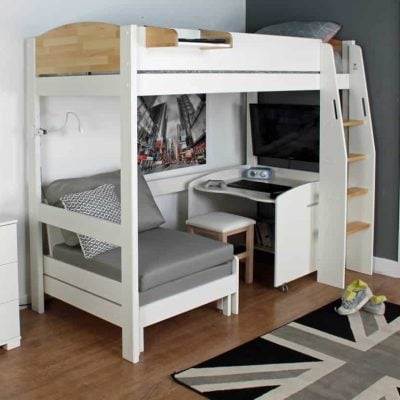 Kids Avenue Urban Birch High Sleeper Bed 1